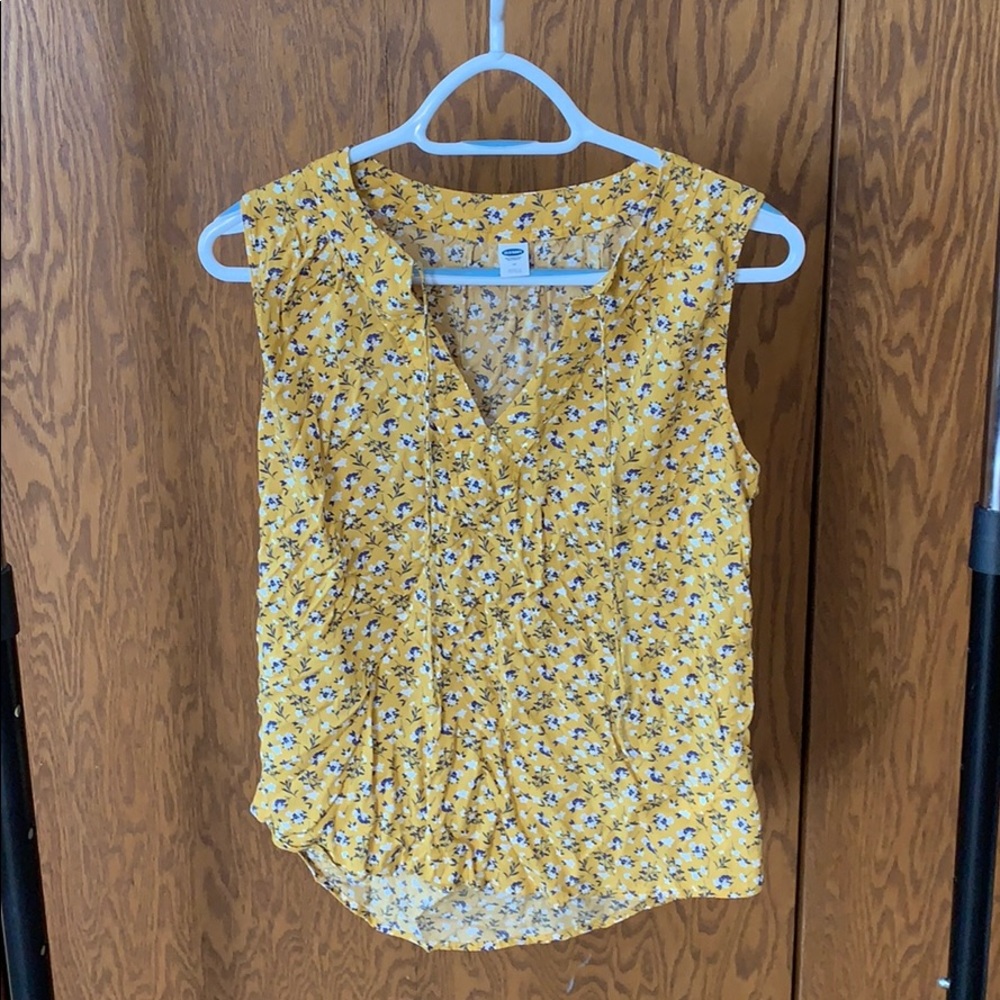 Yellow blouse